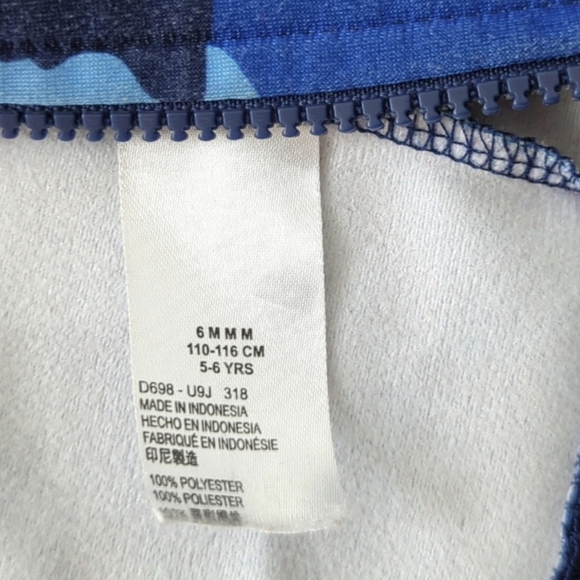 5-6Y NIKE blue camo jacket - Picture 8 of 9